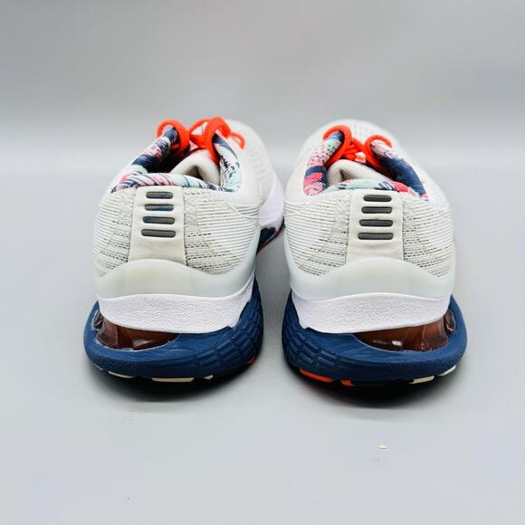 Asics Shoes Womens 8.5 White Orange Gel Kayano 28 Mesh Road Running Sneakers - Picture 7 of 14